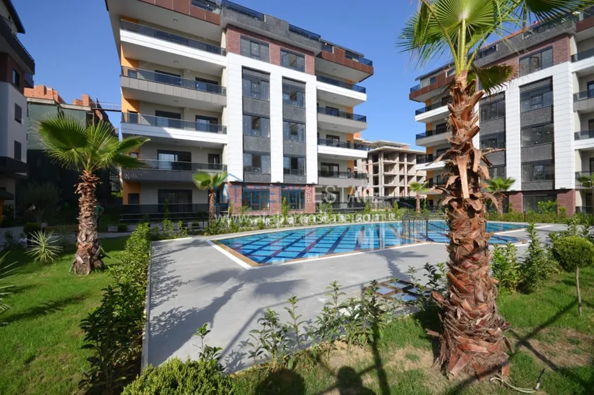 Садовый дуплекс 3+1 с мебелью в молодом жилом комплексе премиум-класса, район Оба – Алания  5 