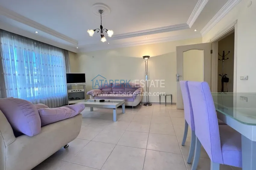 Приобрести Квартира 2+1 с мебелью в уютном комплексе всего в 250 метрах от моря, район Оба – Алания 3 