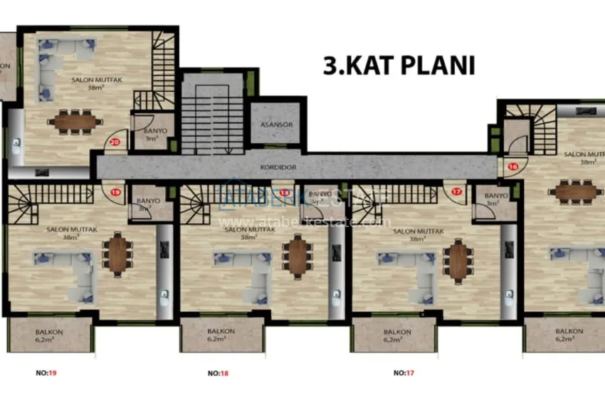 Купить дешево Проект офф-плана! Старт продаж! Элегантный бутик-комплекс в Алании, район верхняя Оба 2 