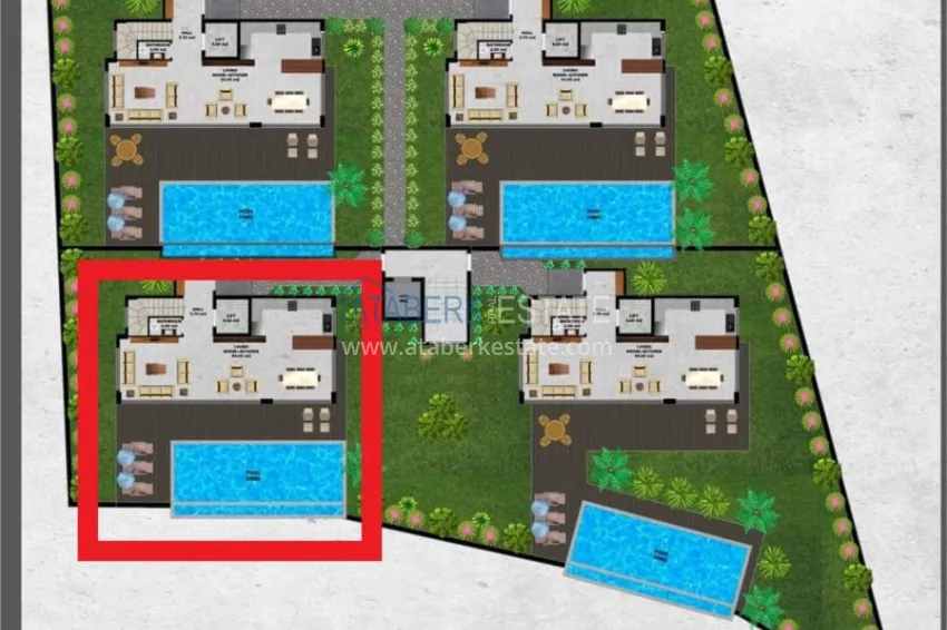 Купить дешево Элитная недвижимость в Алании от застройщика в новом роскошном коттеджном комплексе 5