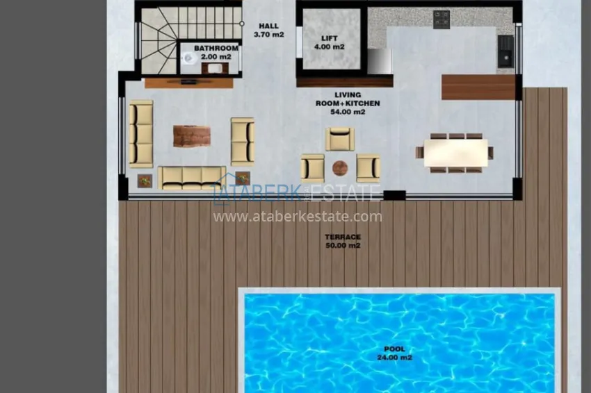 Купить дешево Элитная недвижимость в Алании от застройщика в новом роскошном коттеджном комплексе 1