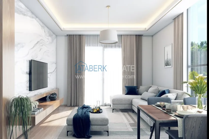 Приобрести Новый проект жилого комплекса комфорт-класса в Алании, Газипаше 4 