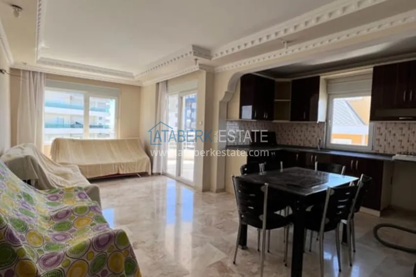 Купить дешево Квартира 2+1 с видом на море в комплексе с бассейном - Алания, Авсаллар 2 