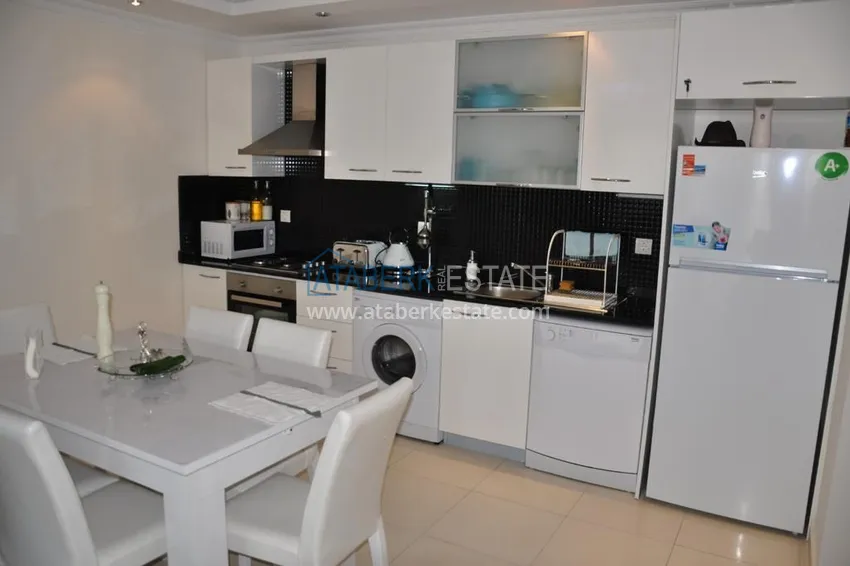 Приобрести Квартира 1+1 меблированная с застеклённым балконом и видом на море, район Авсаллар – Алания 3 