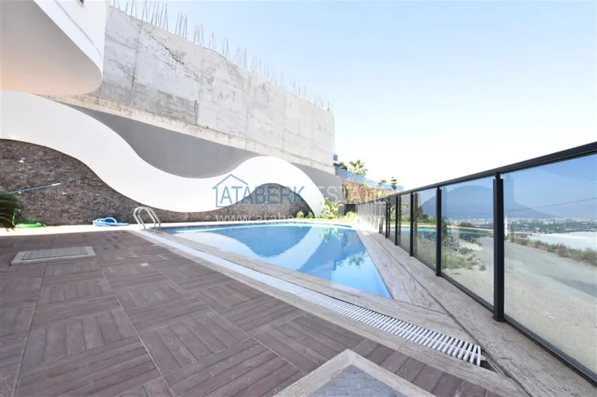 Полностью меблированная вилла 3+1 по цене от застройщика в районе Каргыджак, Алания  4 