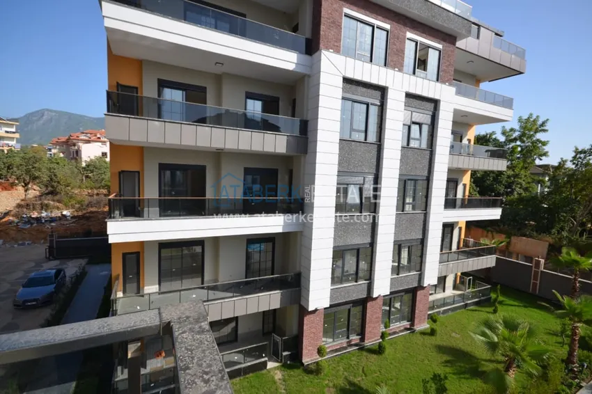 Садовый дуплекс 3+1 с мебелью в молодом жилом комплексе премиум-класса, район Оба – Алания  7 