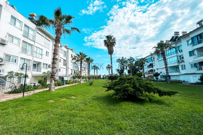 Просторная двухкомнатная квартира с мебелью и камином в районе Алании – Конаклы 3 