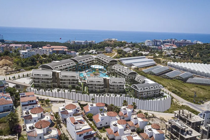 Новый проект роскошного жилого комплекса премиум-класса в районе Тюрклер, Алания 1 