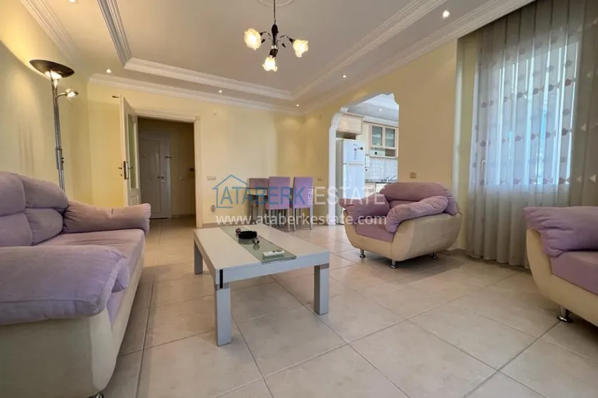 Приобрести Квартира 2+1 с мебелью в уютном комплексе всего в 250 метрах от моря, район Оба – Алания 4 