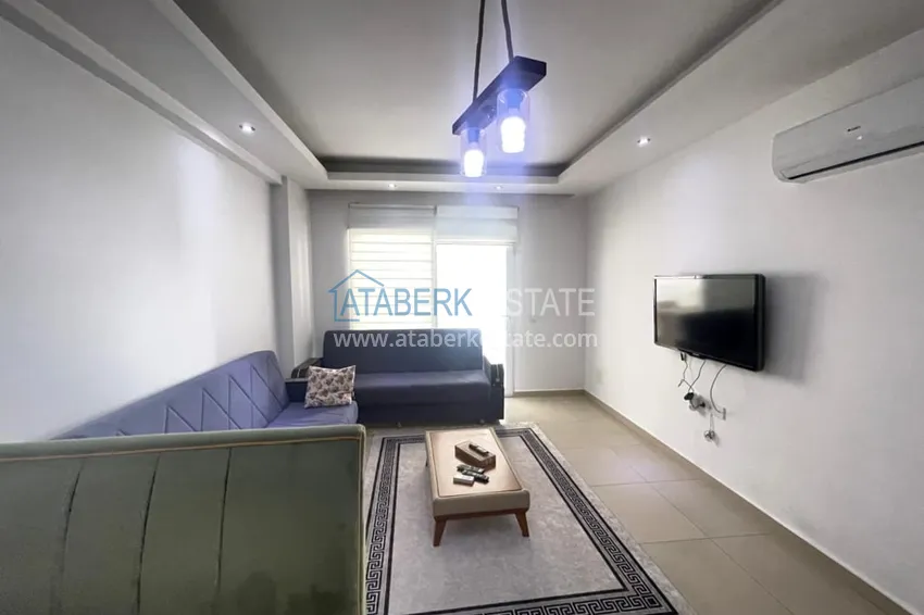 Приобрести Квартира 1+1 меблированная в комплексе с хорошей инфраструктурой, район Джикджилли – Алания 4 