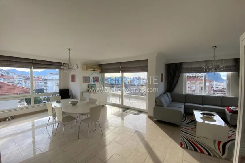 Приобрести Видовая квартира-дуплекс 4+1 с мебелью в Алании  4 