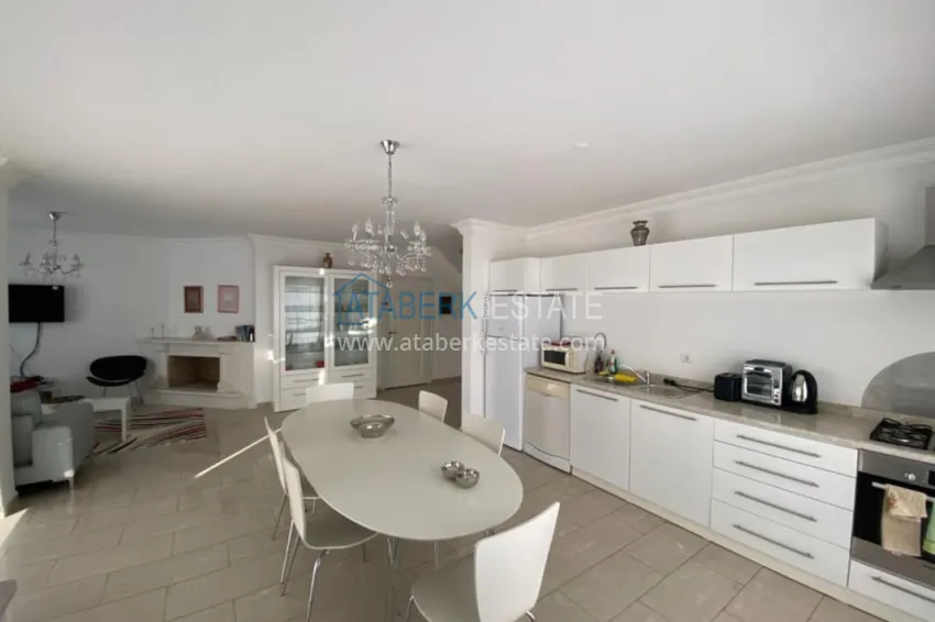 Приобрести Видовая квартира-дуплекс 4+1 с мебелью в Алании  6 