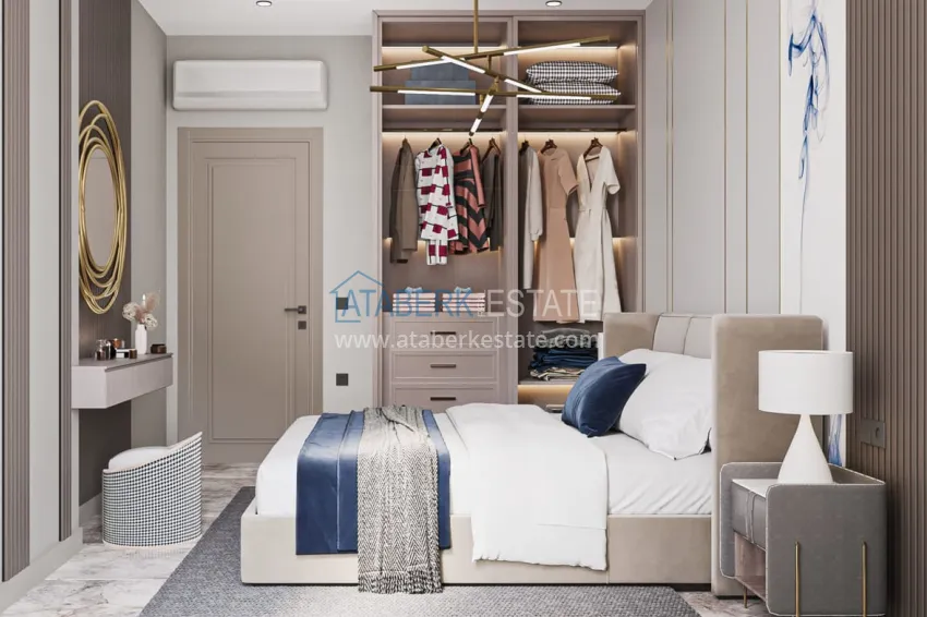 Приобрести Проект офф-плана! Новый бутик-комплекс в 280 метрах от моря, район Оба 4 