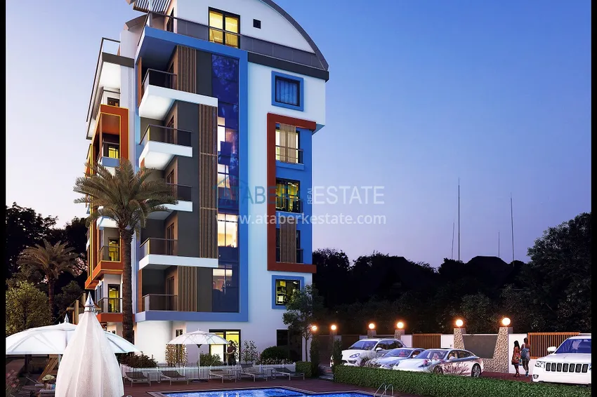 Новый проект жилого комплекса комфорт-класса в Алании, Газипаше 4 