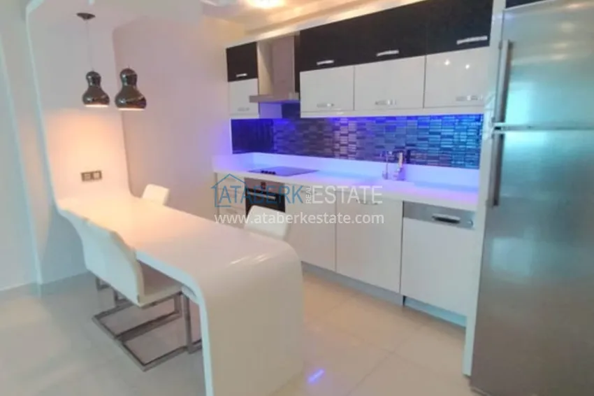 Приобрести Квартира 2+1 с видом на море и горы, меблированная район Махмутлар – Алания 4 