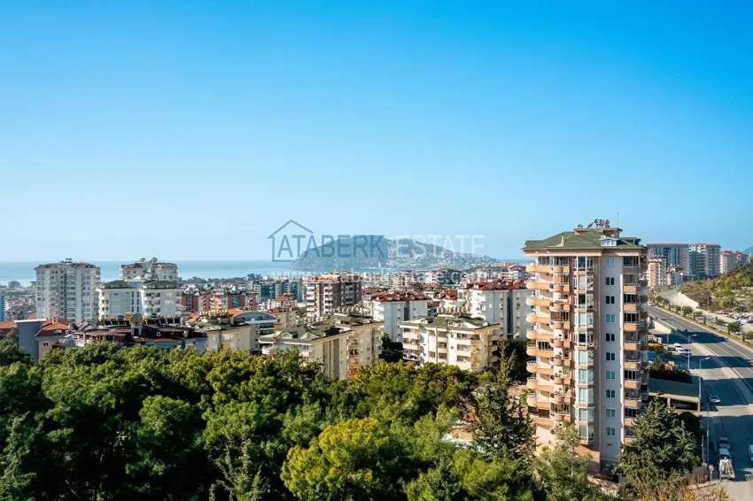 Квартира в районе Джикджилли - Алания с мебелью и застеклёнными балконами 4 