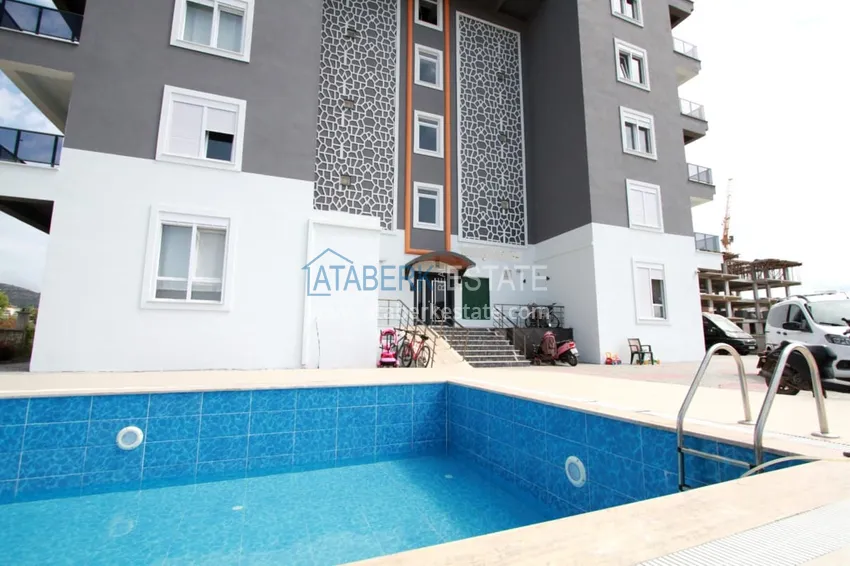 Двухкомнатная квартира с мебелью в новом жилом комплексе в Алании – Газипаша  4 