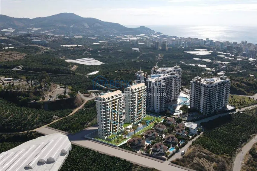 Квартира 2+1 с чистовой отделкой в новом жилом комплексе, район Махмутлар – Алания 4 