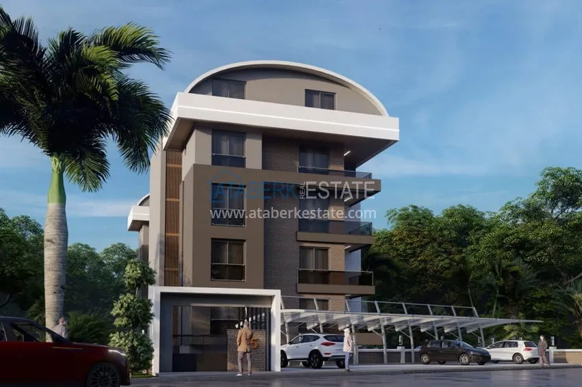 Квартира 1+1 от инвестора в комплексе на этапе строительства, район Паяллар – Алания 4 