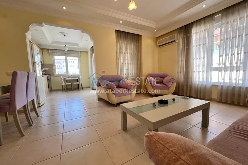 Приобрести Квартира 2+1 с мебелью в уютном комплексе всего в 250 метрах от моря, район Оба – Алания 5 