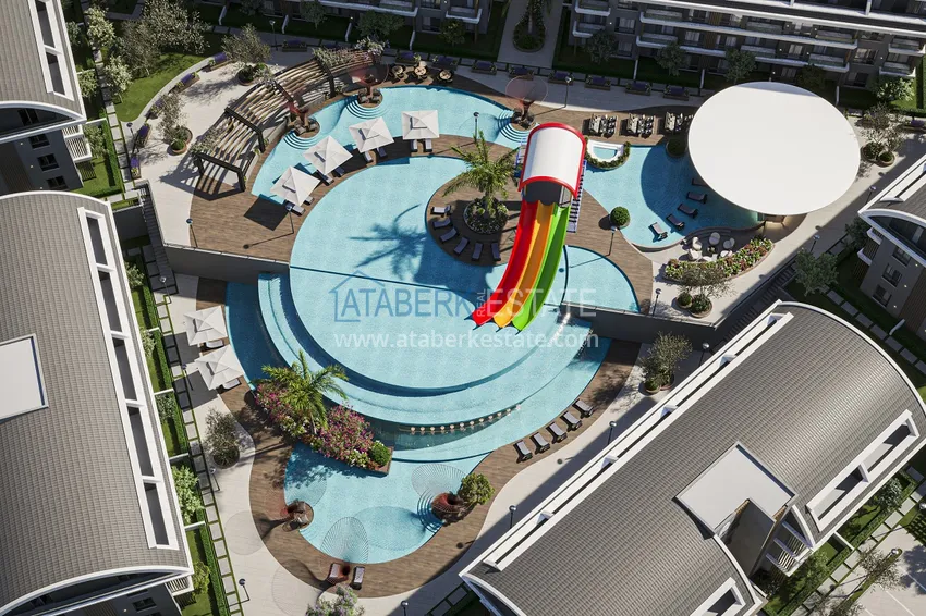 Новый проект роскошного жилого комплекса премиум-класса в районе Тюрклер, Алания 10 