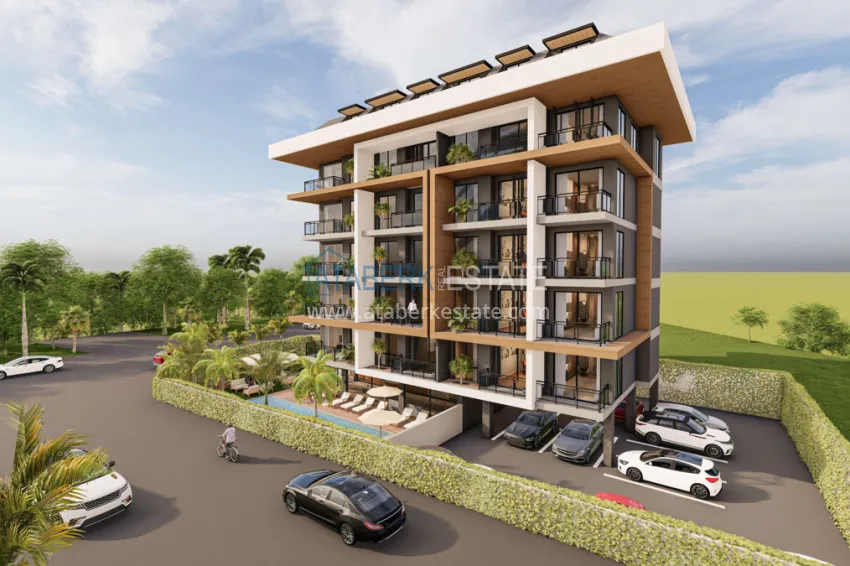 Проект офф-плана! Новый бутик-комплекс в 280 метрах от моря, район Оба 5 