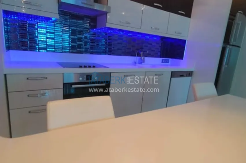 Приобрести Квартира 2+1 с видом на море и горы, меблированная район Махмутлар – Алания 5 