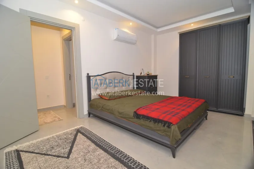 Приобрести Садовый дуплекс 3+1 с мебелью в молодом жилом комплексе премиум-класса, район Оба – Алания  7 