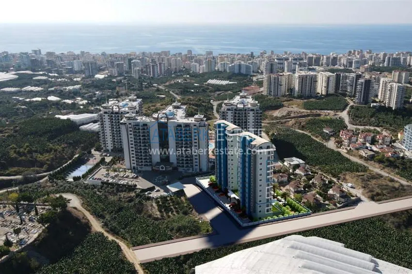 Квартира 2+1 с чистовой отделкой в новом жилом комплексе, район Махмутлар – Алания 5 