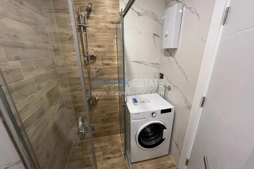 Приобрести Квартира 1+1 меблированная с застеклённым балконом и видом на море – новостройка, Газипаша 5 