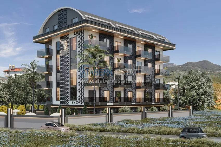 Проект офф-плана! Старт продаж! Элегантный бутик-комплекс в Алании, район верхняя Оба 10 