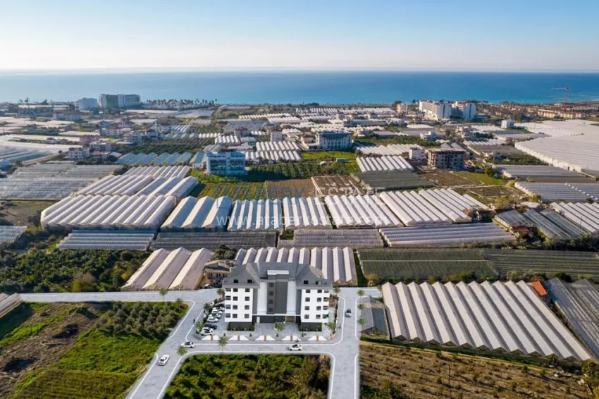 Квартиры на этапе котлована в районе Паяллар, Алания  6 