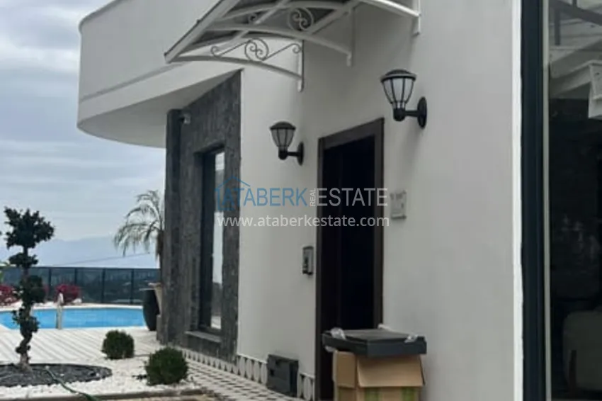 Полностью меблированная вилла 3+1 по цене от застройщика в районе Каргыджак, Алания  7 