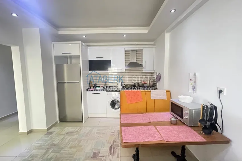 Приобрести Квартира 1+1 меблированная в комплексе с хорошей инфраструктурой, район Джикджилли – Алания 8 