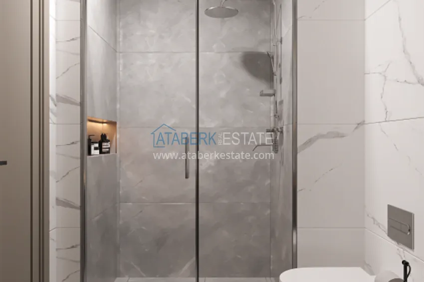 Приобрести Проект офф-плана! Новый бутик-комплекс в 280 метрах от моря, район Оба 7 