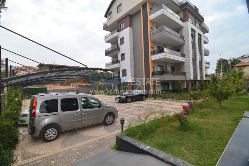 Садовый дуплекс 3+1 с мебелью в молодом жилом комплексе премиум-класса, район Оба – Алания  12 