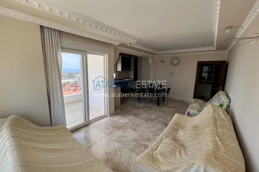 Купить дешево Квартира 2+1 с видом на море в комплексе с бассейном - Алания, Авсаллар 6 