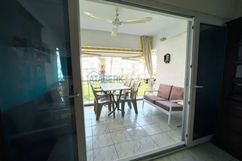 Приобрести Просторная двухкомнатная квартира с мебелью и камином в районе Алании – Конаклы 7 