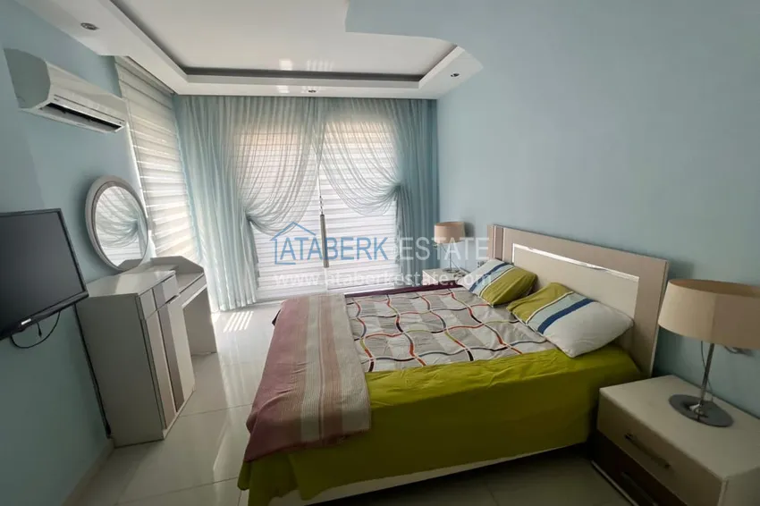 Приобрести Двухкомнатная квартира на аренду в 200 метрах от моря в комплексе ультра-люкс - Кестель  7 