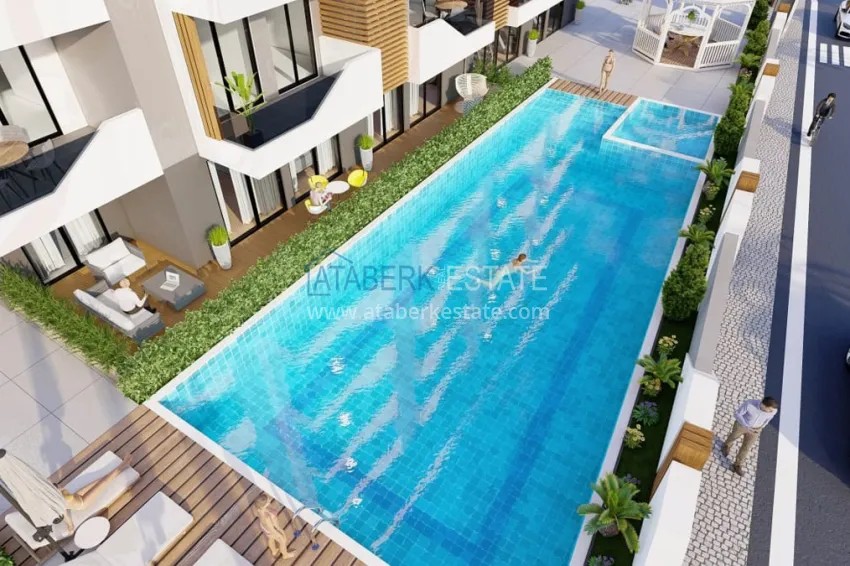 Квартиры на этапе котлована в районе Паяллар, Алания  11 