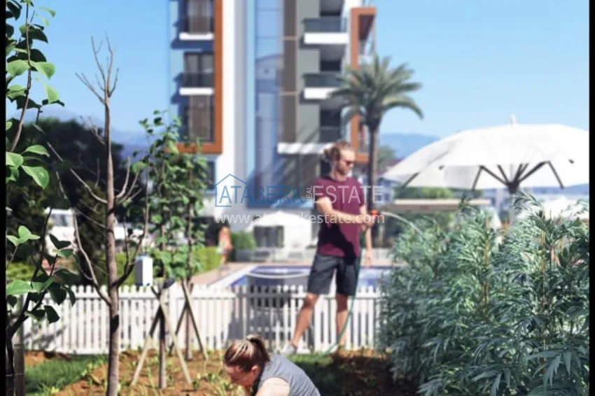 Новый проект жилого комплекса комфорт-класса в Алании, Газипаше 8 