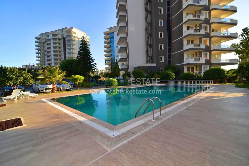 Квартира 2+1 меблированная с видом на море и крепость, район Махмутлар – Алания  8 