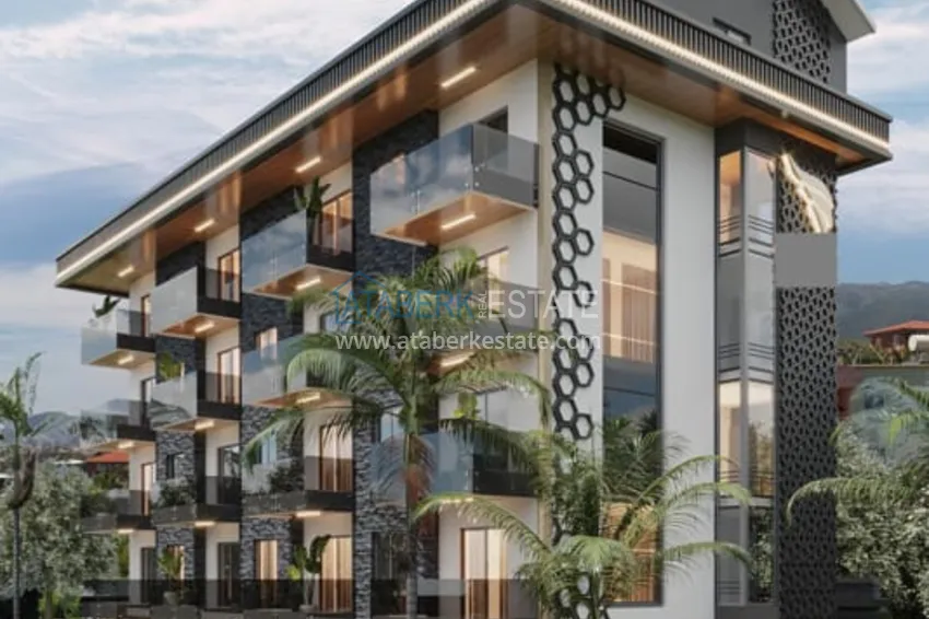 Проект офф-плана! Старт продаж! Элегантный бутик-комплекс в Алании, район верхняя Оба 13 