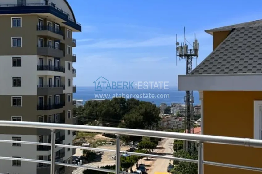 Купить дешево Квартира 2+1 с видом на море в комплексе с бассейном - Алания, Авсаллар 7 