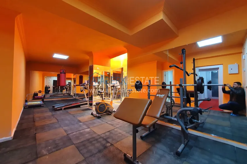 Видовой пентхаус с мебелью в комплексе на центральной улице района Махмутлар 12 