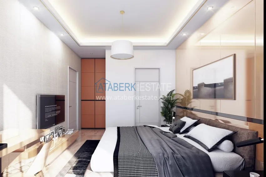 Приобрести Новый проект жилого комплекса комфорт-класса в Алании, Газипаше 10 