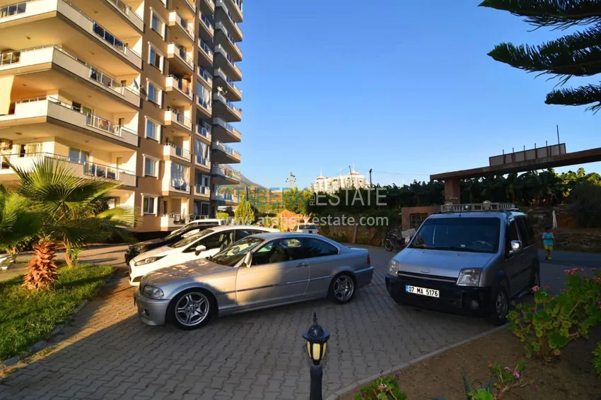 Квартира 2+1 меблированная с видом на море и крепость, район Махмутлар – Алания  9 