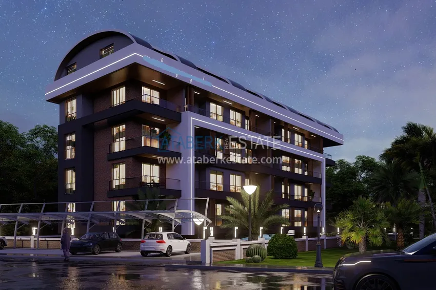 Квартира 1+1 от инвестора в комплексе на этапе строительства, район Паяллар – Алания 9 