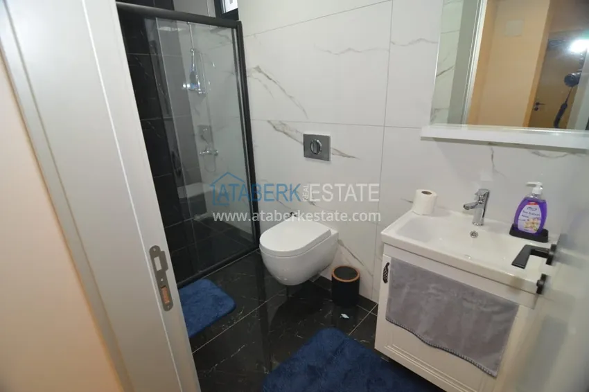 Приобрести Садовый дуплекс 3+1 с мебелью в молодом жилом комплексе премиум-класса, район Оба – Алания  12 