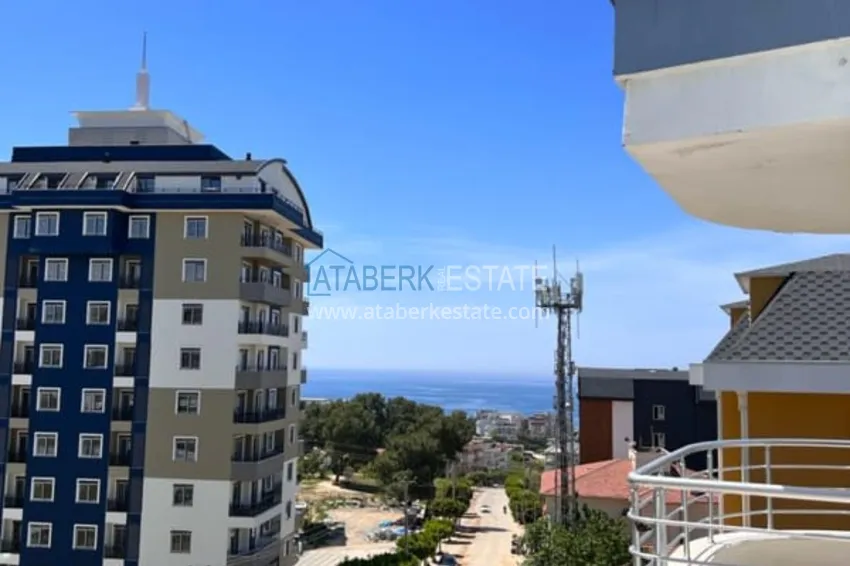 Купить дешево Квартира 2+1 с видом на море в комплексе с бассейном - Алания, Авсаллар 8 